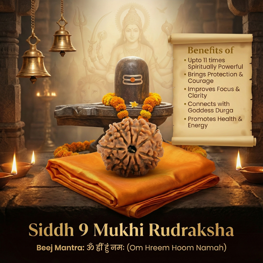 9 Mukhi Rudraksh