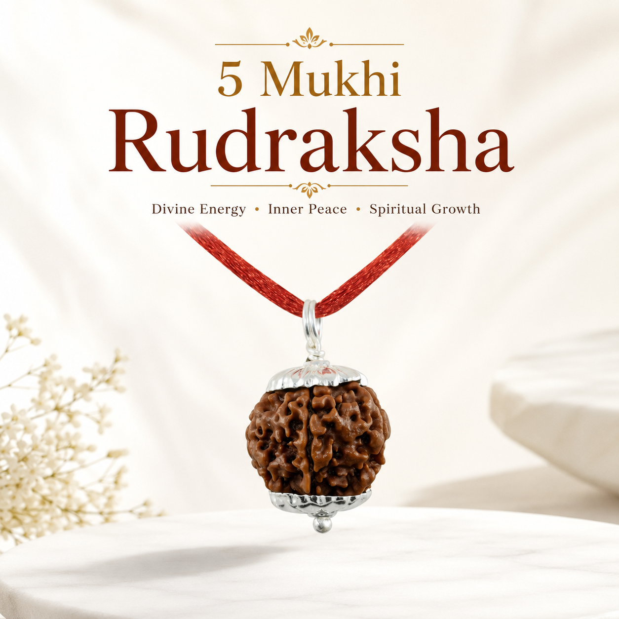 Libra Zodiac & DhanYog Bracelet + FREE 5 Mukhi Rudraksha