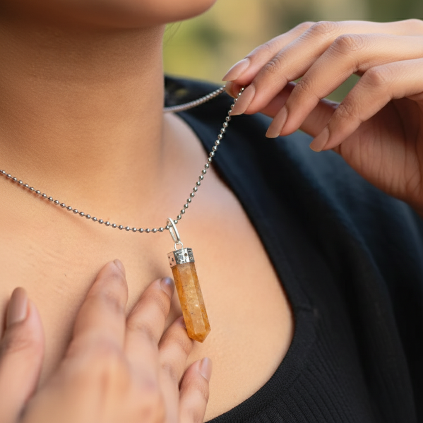 Yellow Aventurine Pendant