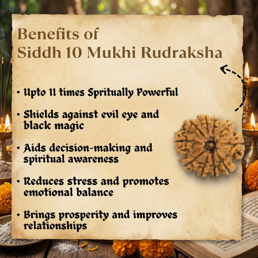 10 Mukhi Rudraksh