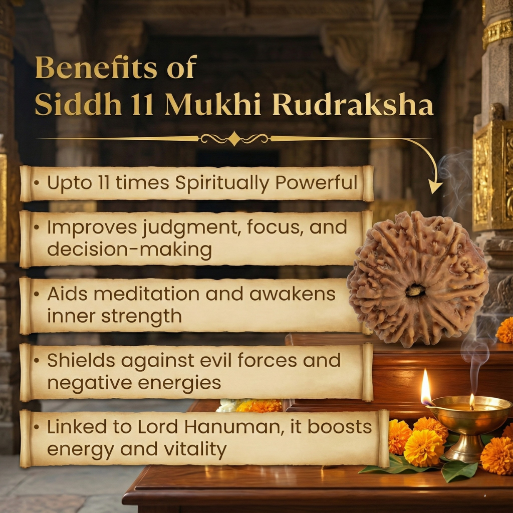 11 Mukhi Rudraksh