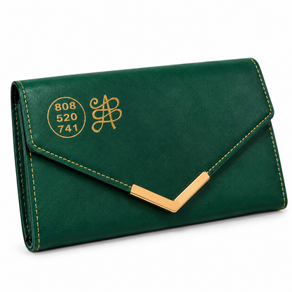 Premium Green Travel Wallet for Men & Women