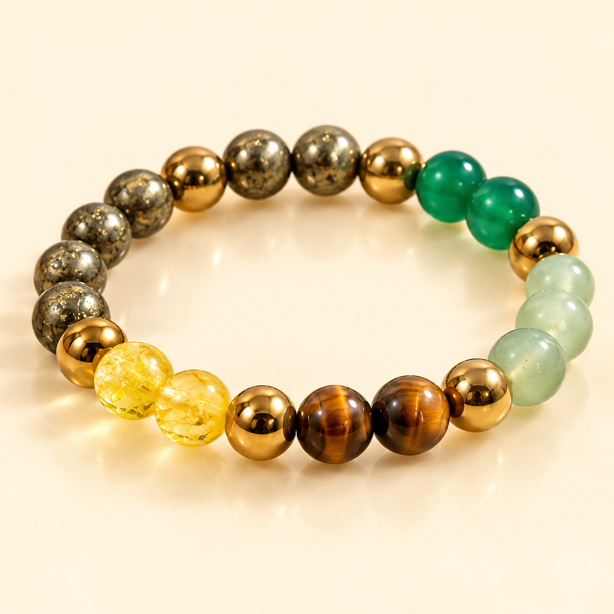 Dhanyog Bracelet + Dhanvridhi Bracelet + Dhanyog Pyramid |3 Bracelet Combo