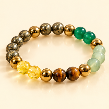 Dhanyog Bracelet + Dhanvridhi Bracelet + Dhanyog Pyramid |3 Bracelet Combo