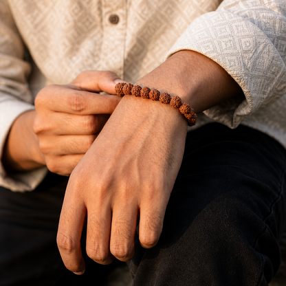 5 Mukhi Rudraksha Bracelet