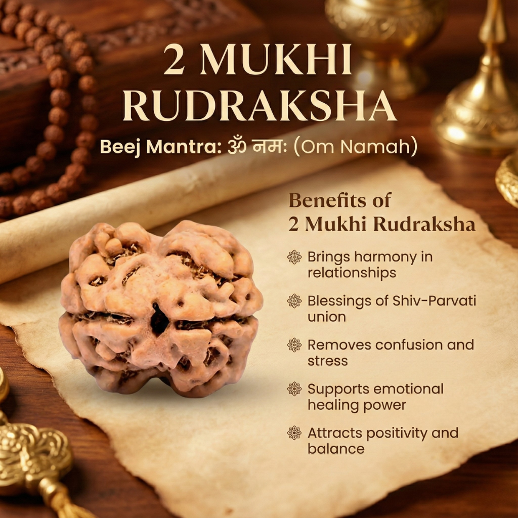 2 Mukhi Rudraksh