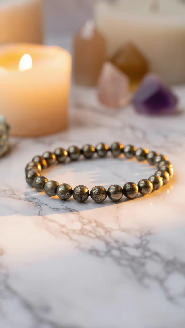 pyrite bracelet