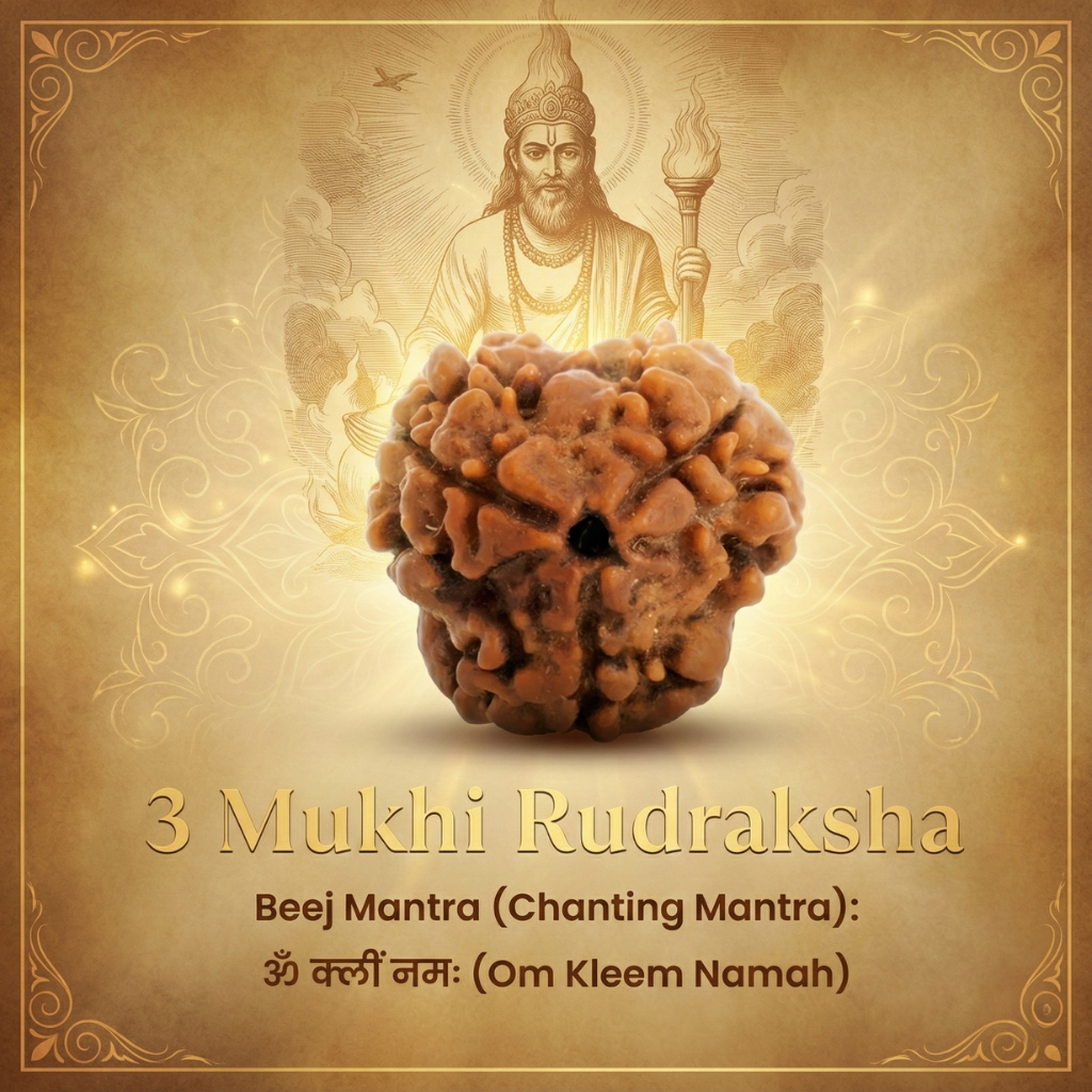 3 Mukhi Rudraksh