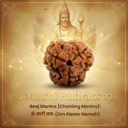 3 Mukhi Rudraksh