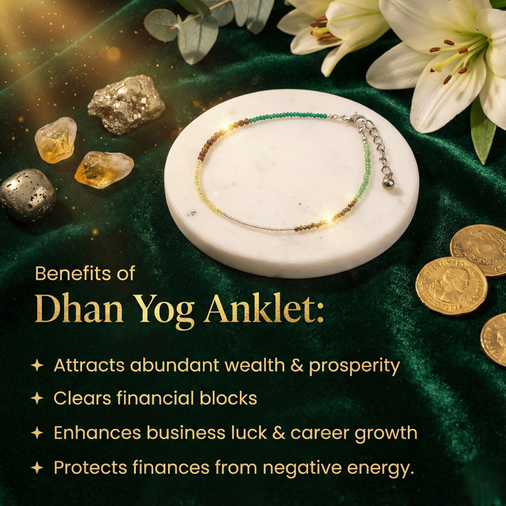 DhanYog Anklet (2mm) (Pair)