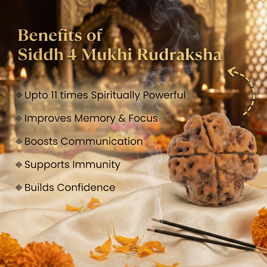 4 Mukhi Rudraksh