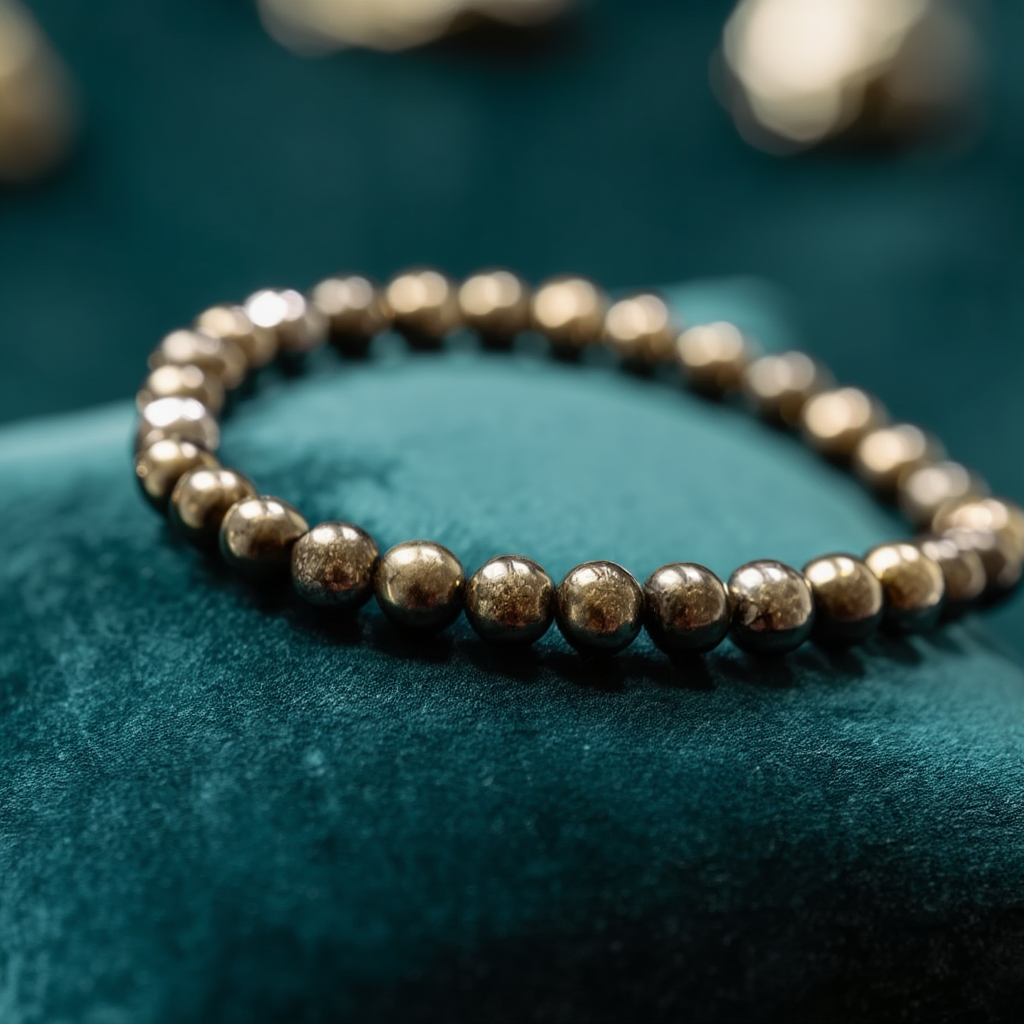 Pyrite Bracelet for wealth and prosperity.