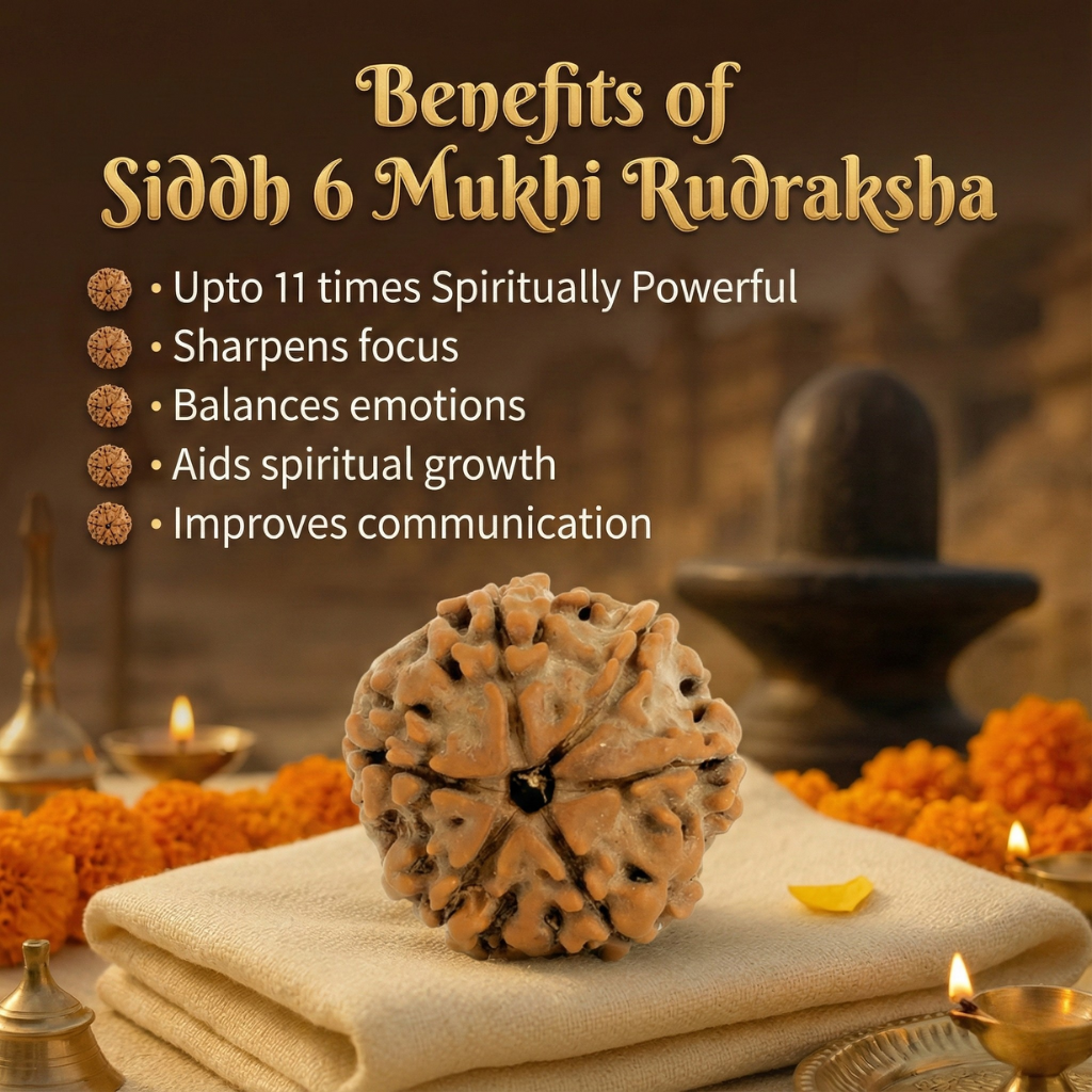 6 Mukhi Rudraksha