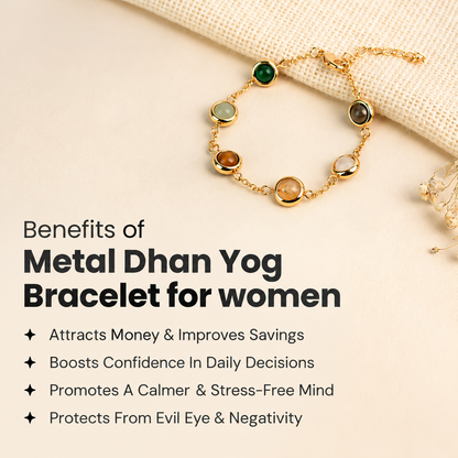 Metal Dhan Yog Bracelet for Women