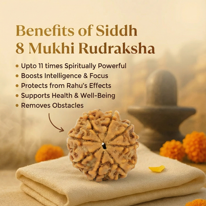 8 Mukhi Rudraksh