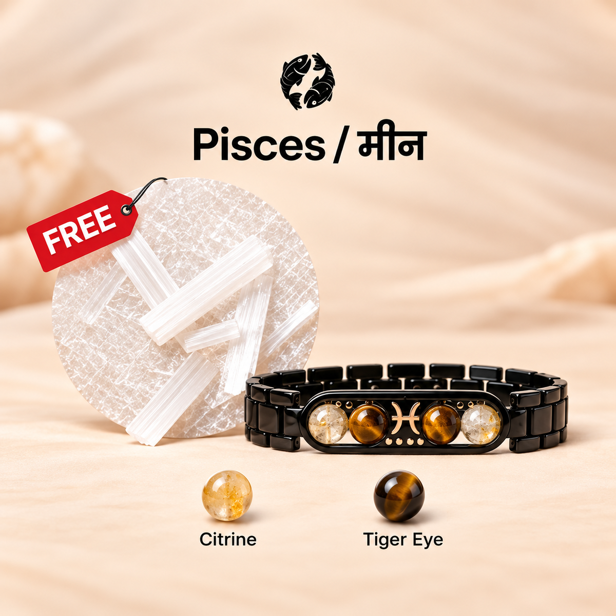 Pisces (मीन राशि) Zodiac & DhanYog Bracelet