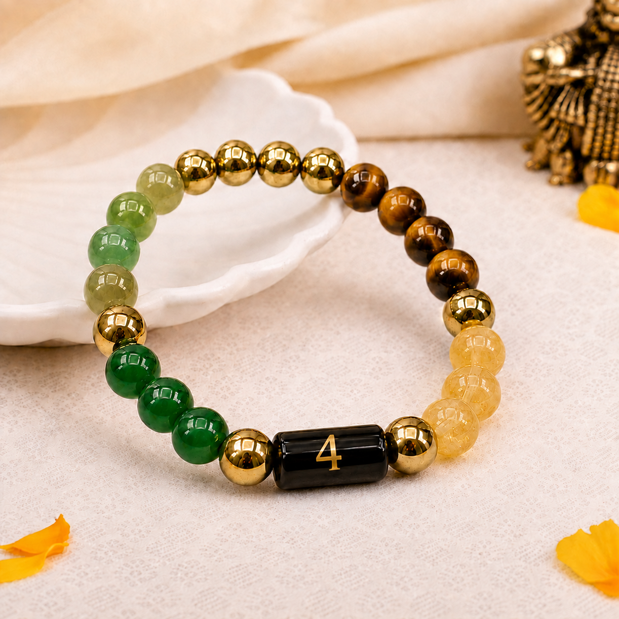 Mulank 4 Bracelet - Build Stability, Focus & Powerful Growth Energy