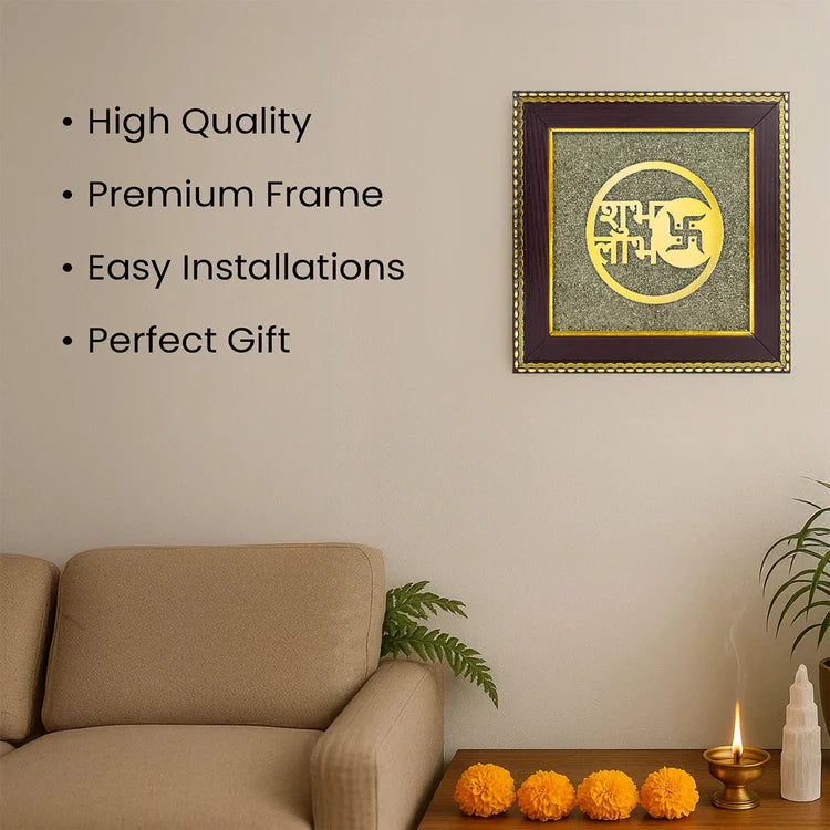 Shubh Labh on Raw Pyrite Frame