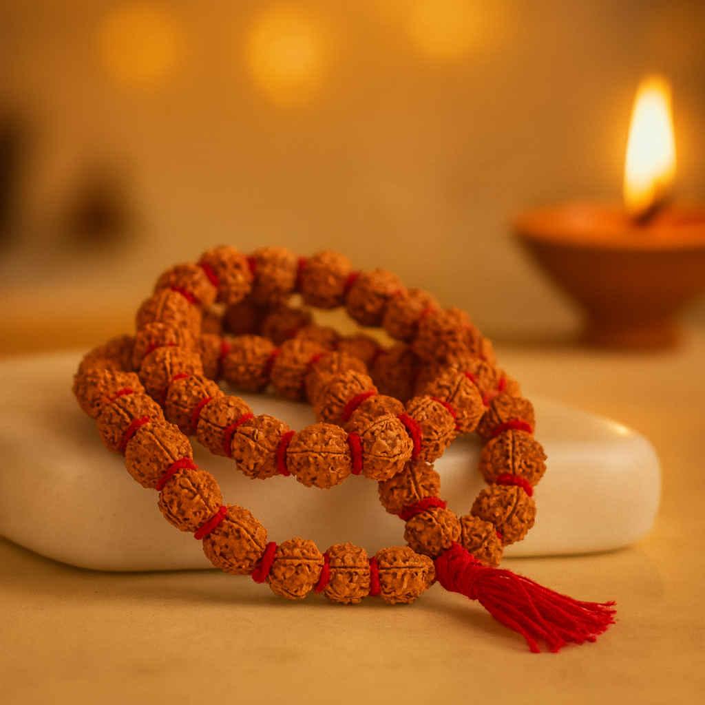 5 Mukhi Rudraksha Mala