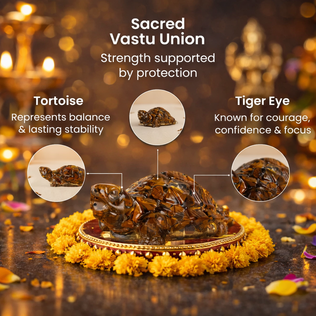 Vastu Tiger Eye Tortoise (Kachhua)
