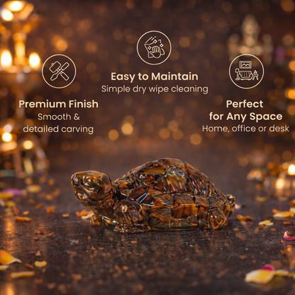 Vastu Tiger Eye Tortoise (Kachhua)