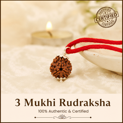 3 Mukhi Rudraksh
