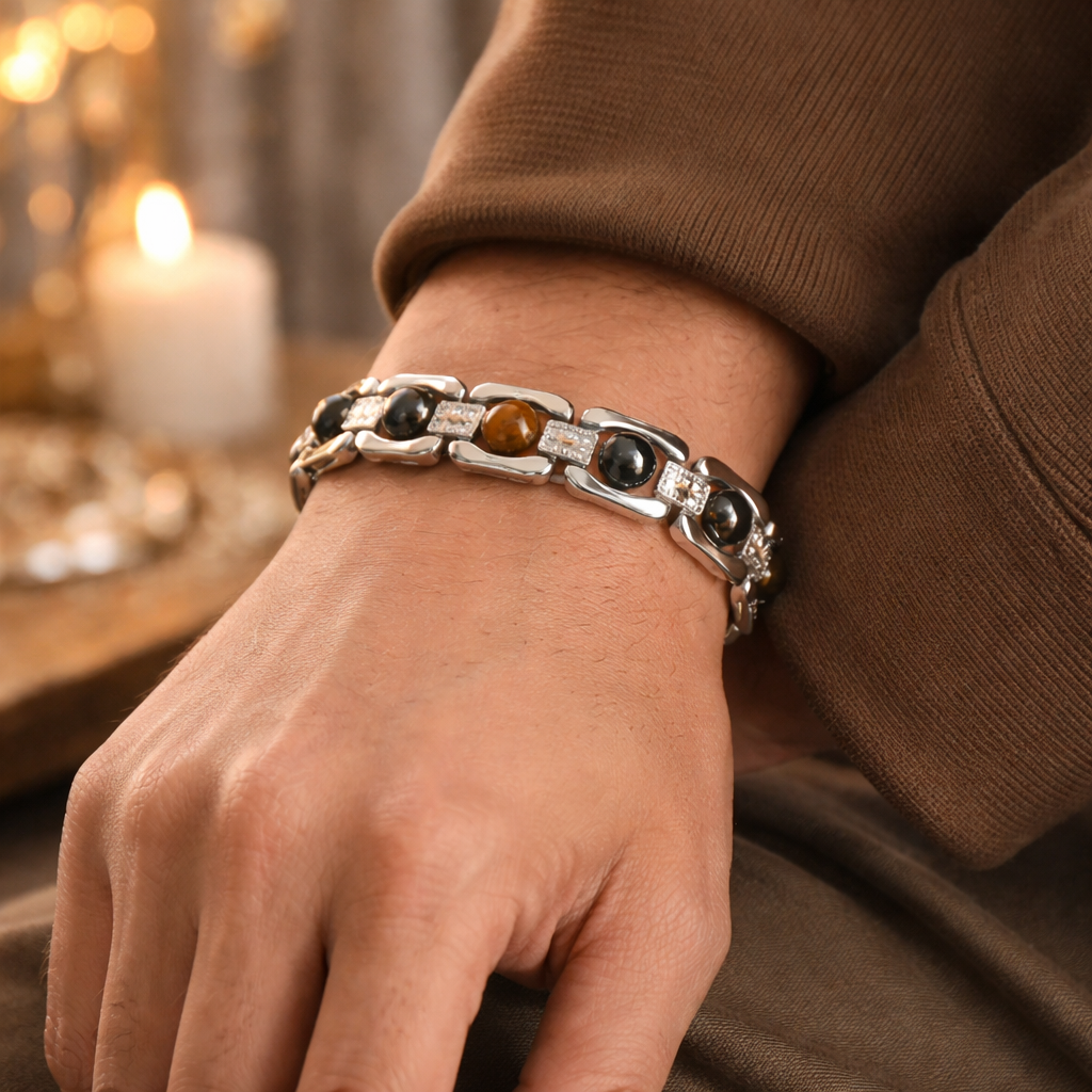 Silver Plated Essential Triple Protection Bracelet