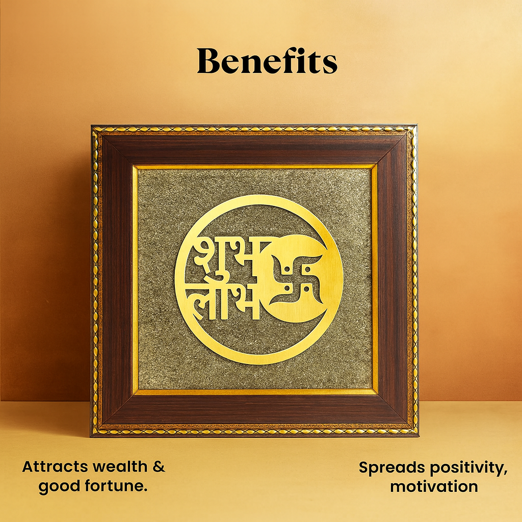 Shubh Labh on Raw Pyrite Frame