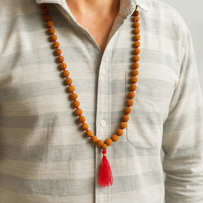 5 Mukhi Rudraksha Mala