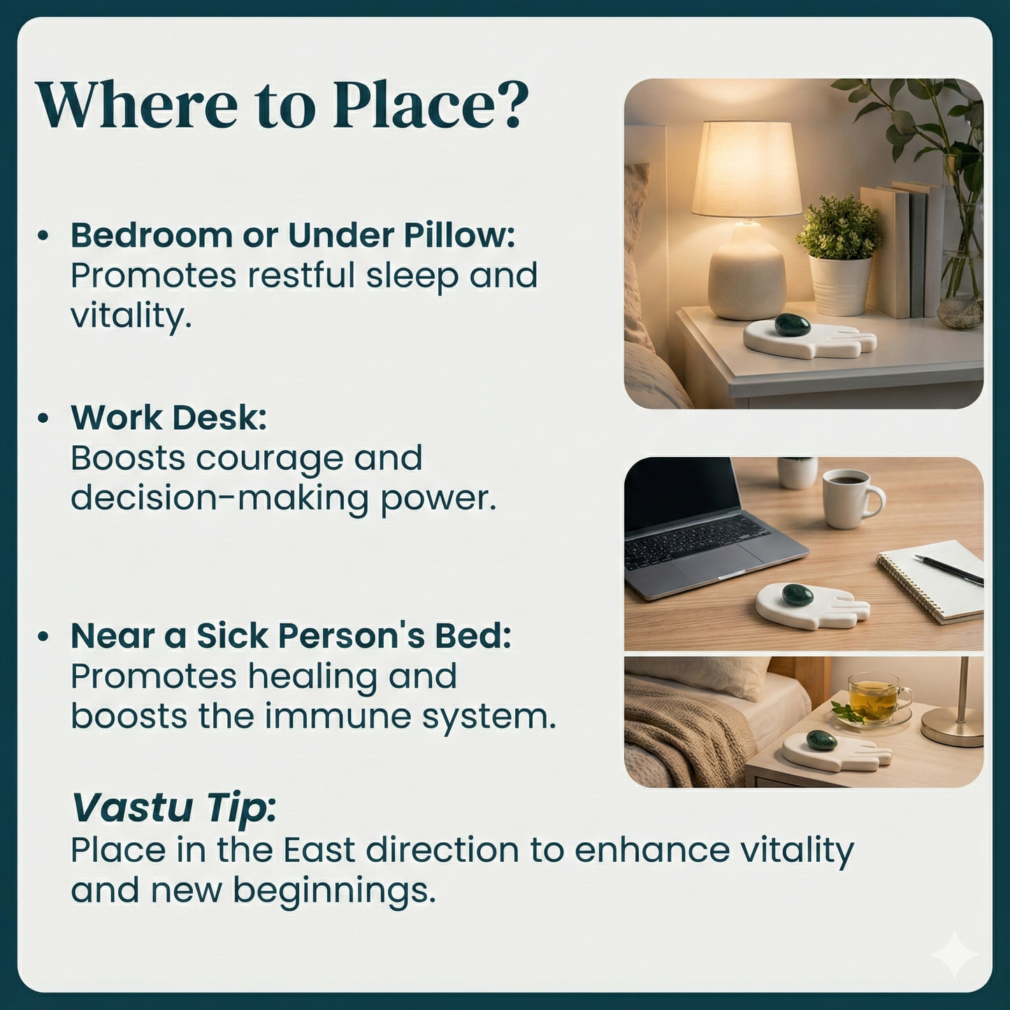 Polished Bloodstone tumble with deep green color and natural red spots, known for protection, grounding, and courage.