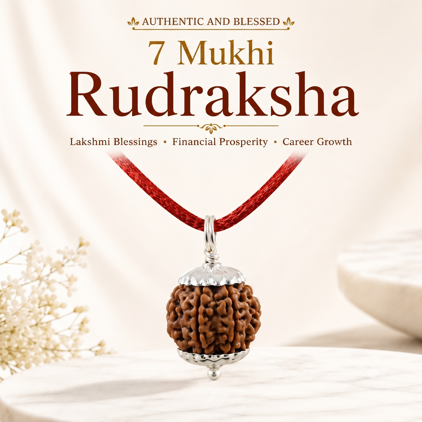 Leo (सिंह राशि) Zodiac Tiger Eye & Citrine Bracelet with Free 7 Mukhi Rudraksha