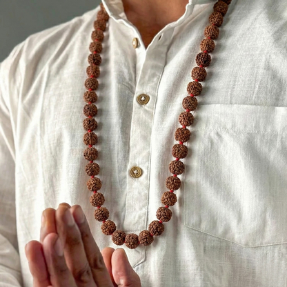 7 Mukhi Rudraksha Mala