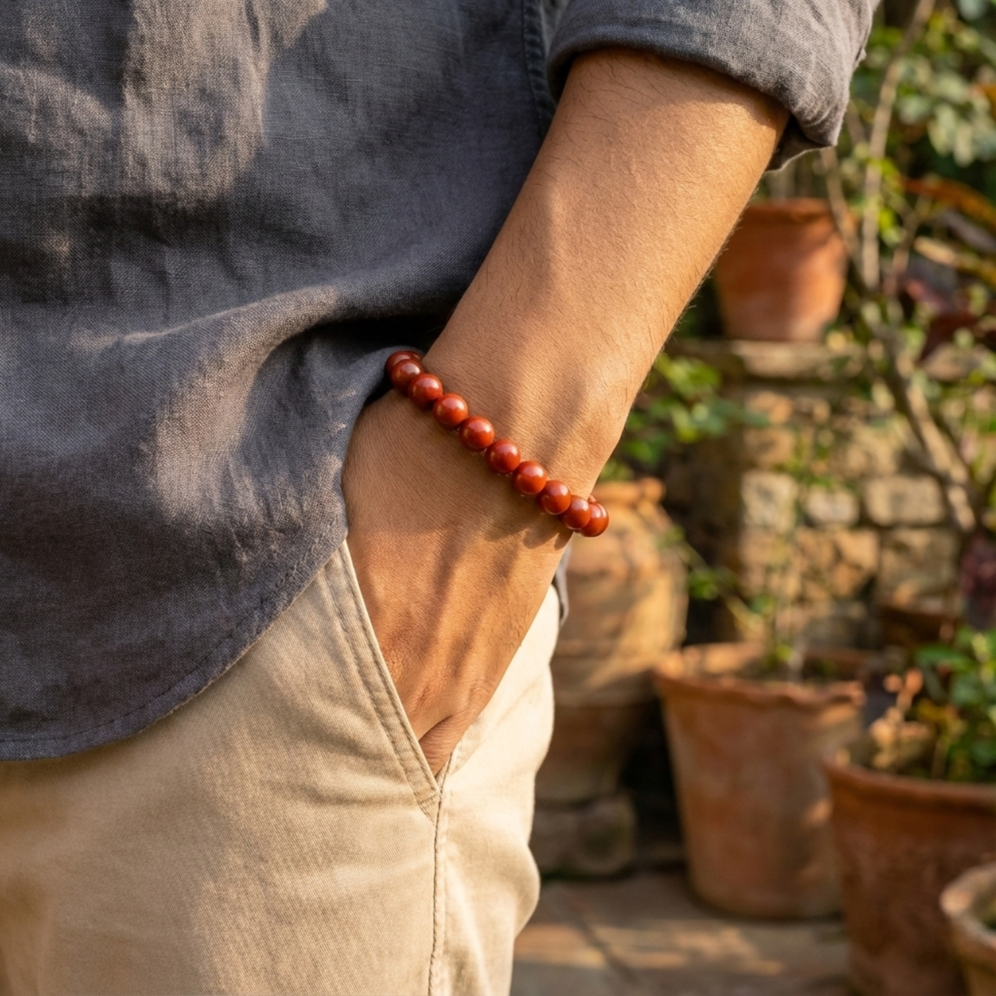 Red Jasper Crystal Bracelet