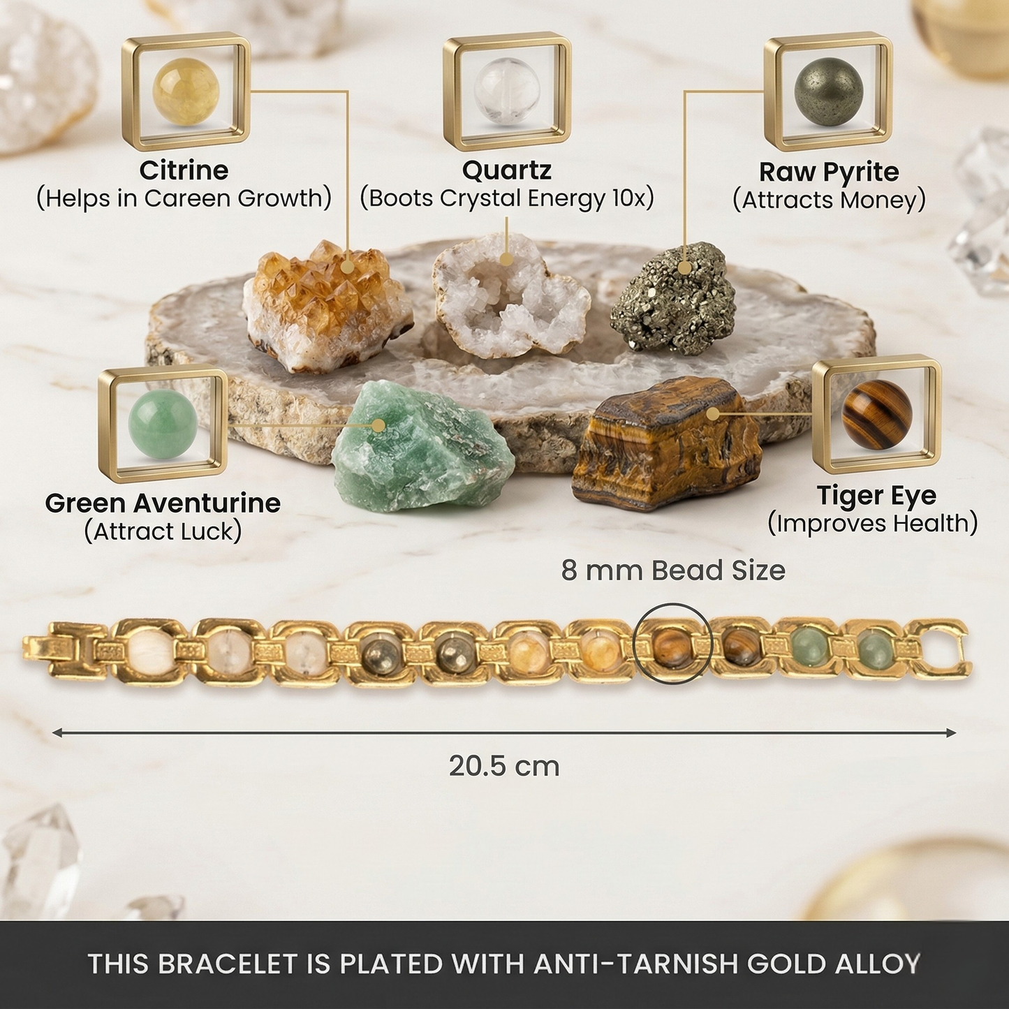 Metal Dhan Yog Bracelet - Gold