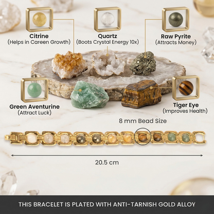 Metal Dhan Yog Bracelet - Gold