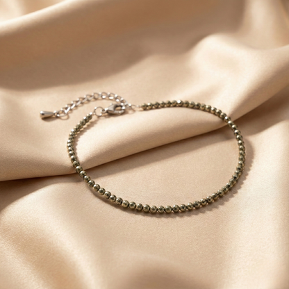 Pyrite Anklet (in Pairs)