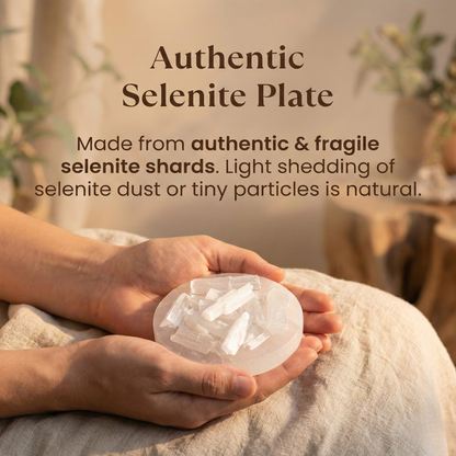 Raw Pyrite Bracelet with FREE Raw Selenite Plate