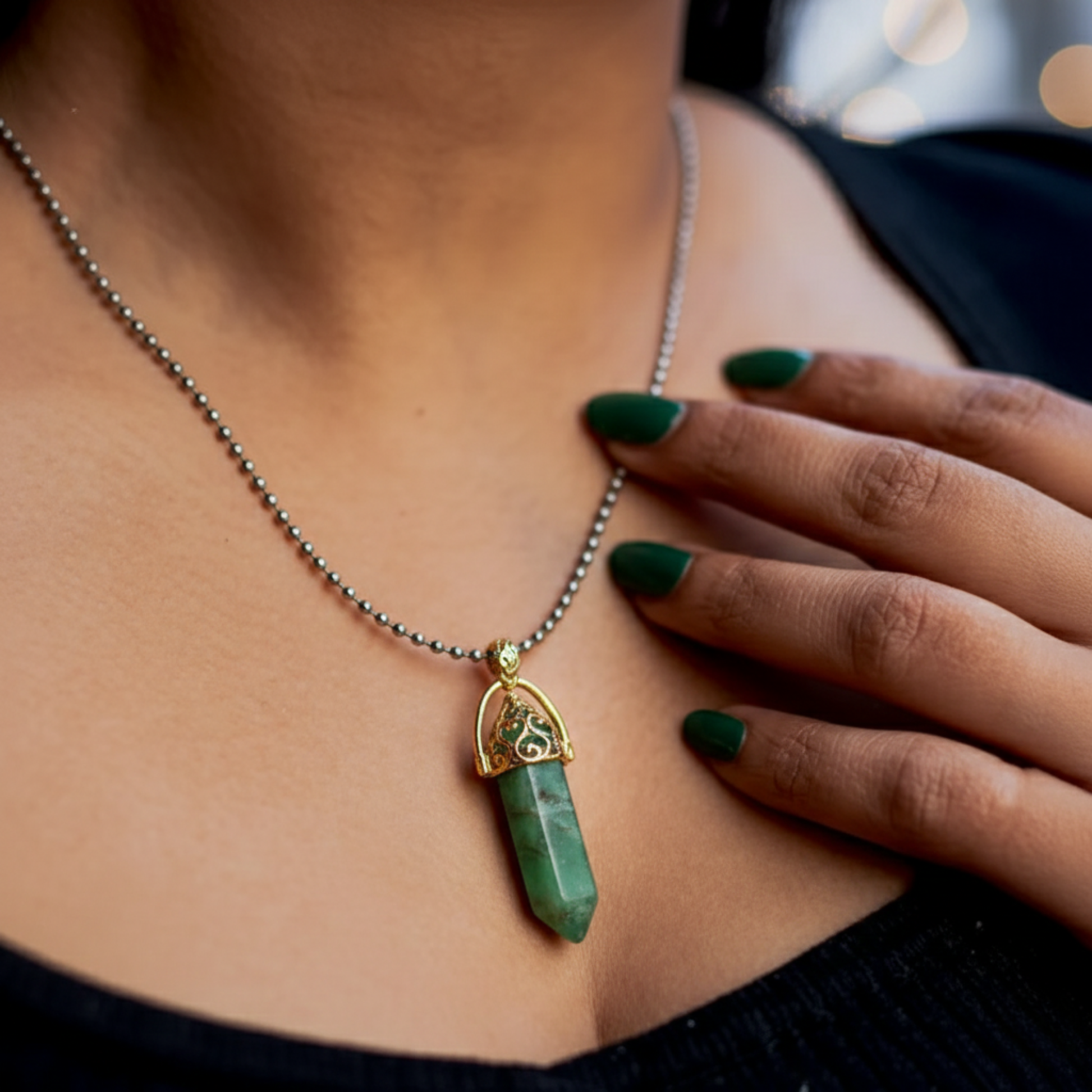 Green Jade Pendant