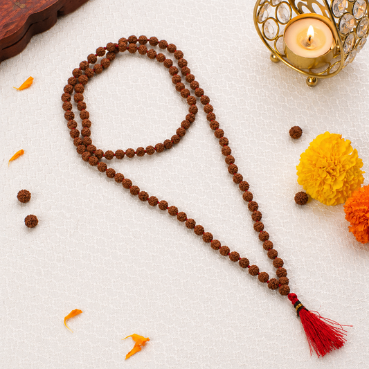 5 Mukhi Rudraksha Mala