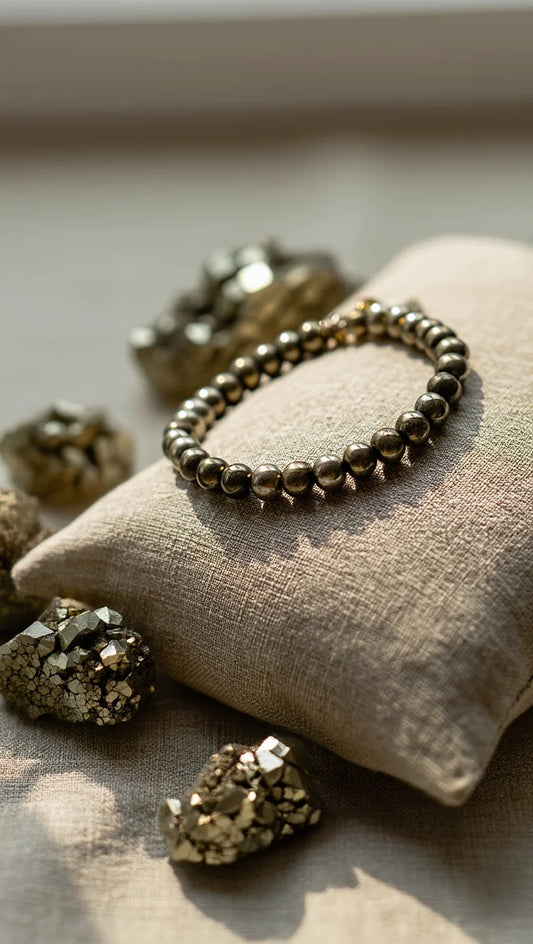 pyrite bracelet