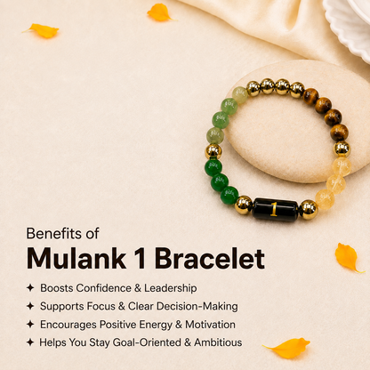 Mulank 1 Bracelet - Unlock Leadership, Confidence & Success Energy