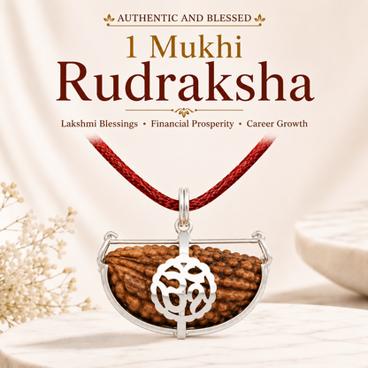 Leo (सिंह राशि) Zodiac Tiger Eye & Citrine Bracelet with 1 Mukhi Rudraksha