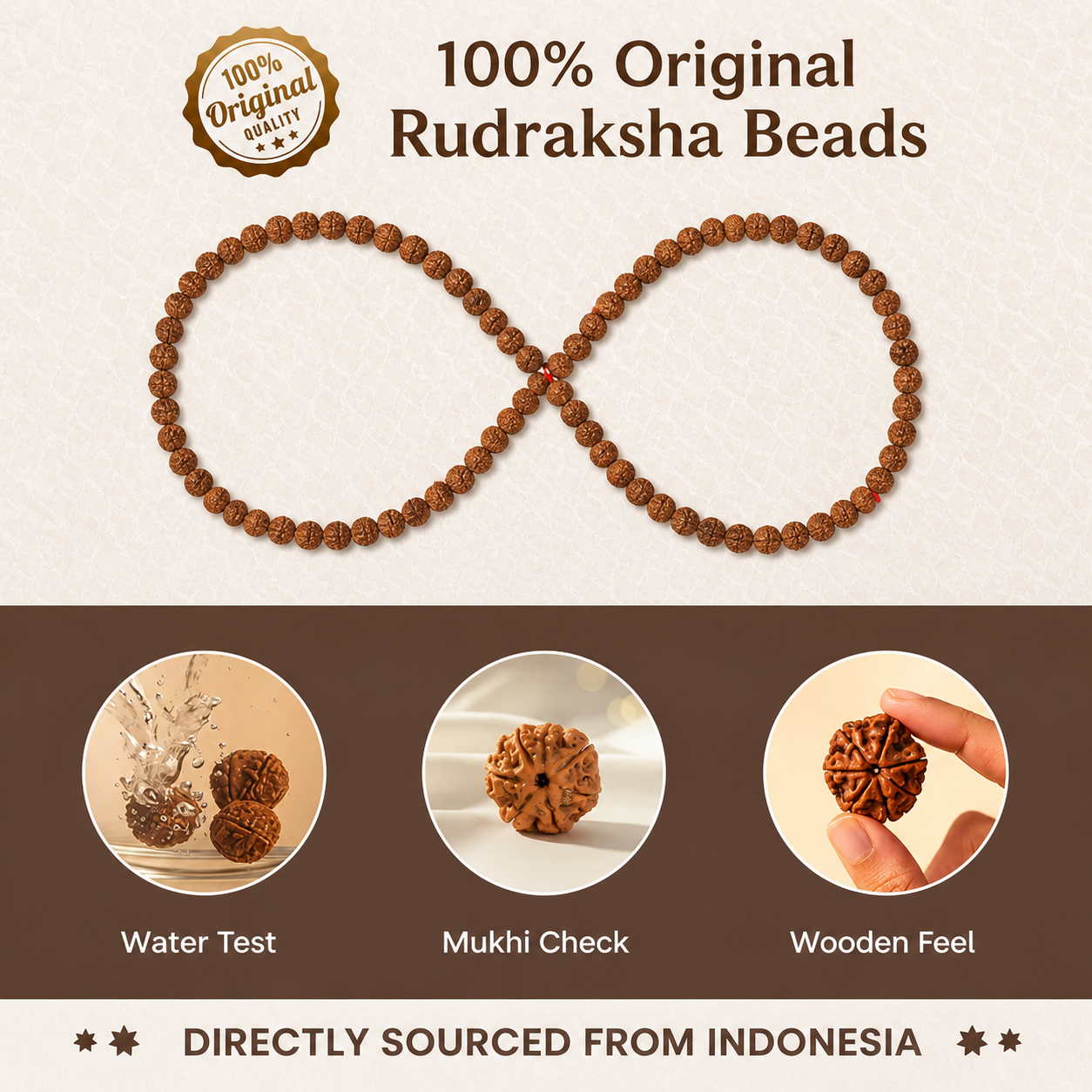 7 Mukhi Rudraksha Mala