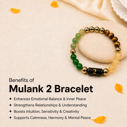 Mulank 2 Bracelet - Embrace Balance, Intuition & Harmony Energy