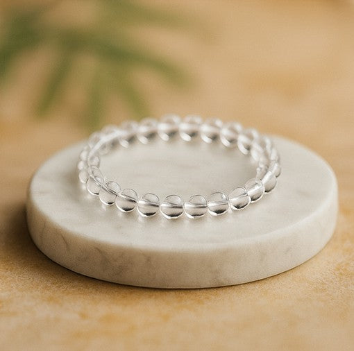Clear Quartz Bracelet for clarity and healing.