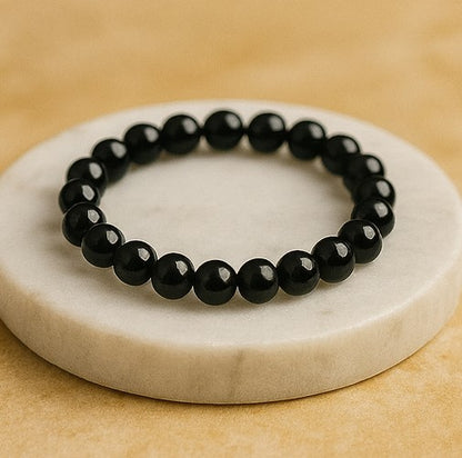 Black Obsidian Bracelet for protection and grounding.