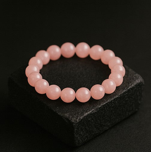Rose Quartz Bracelet for love and healing.