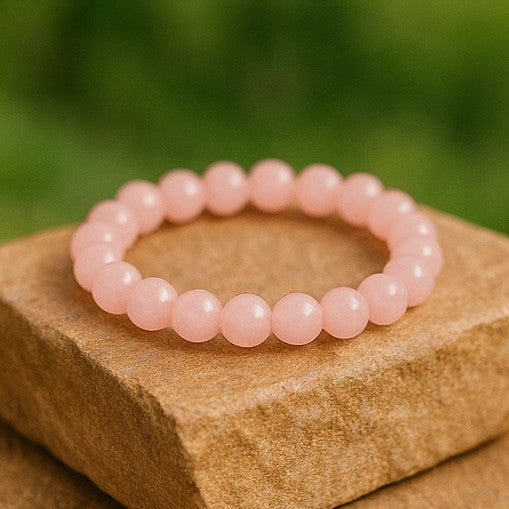 Rose Quartz Bracelet for love and healing.